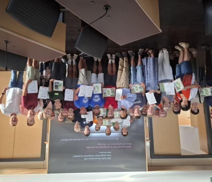 Preistr&auml;gerinnen und Preistr&auml;ger des Stadtradelns (Foto: Fiorella Salamena (ADFC))